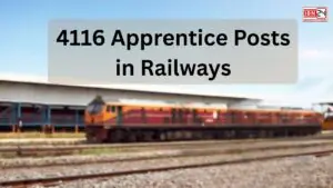 Government Job: Recruitment for 4,116 Apprentice Posts in Railways