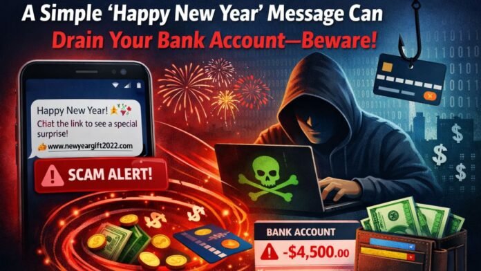 A Simple ‘Happy New Year’ Message Can Drain Your Bank Account—Beware!