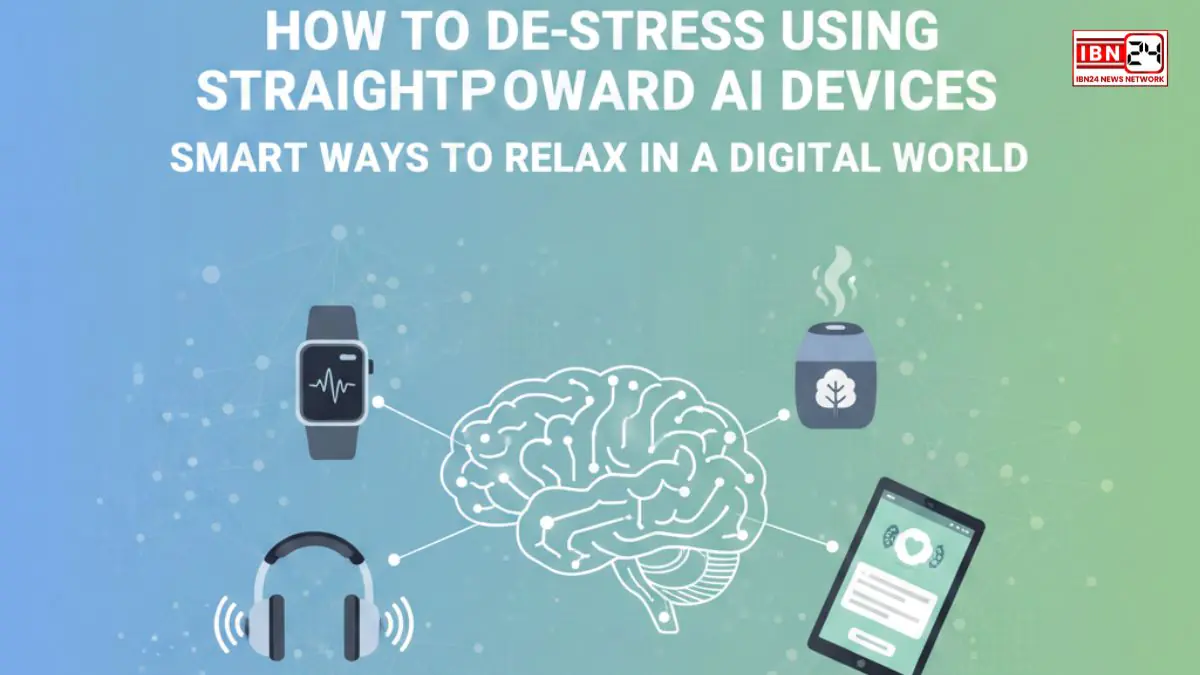 How to De-stress using straightforward AI devices: Smart Ways to Relax in a Digital World.