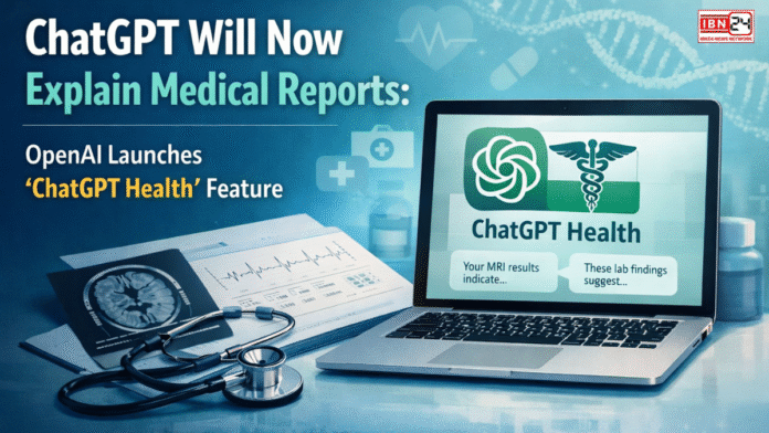 ChatGPT Will Now Explain Medical Reports: OpenAI Launches “ChatGPT Health” Feature, Users Can Connect Apple Health and Fitness Apps