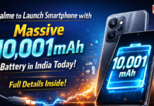 Realme to Launch Smartphone with Massive 10,001mAh Battery in India Today – Full Details Inside Realme to Launch Smartphone with Massive 10,001mAh Battery in India Today – Full Details Inside
