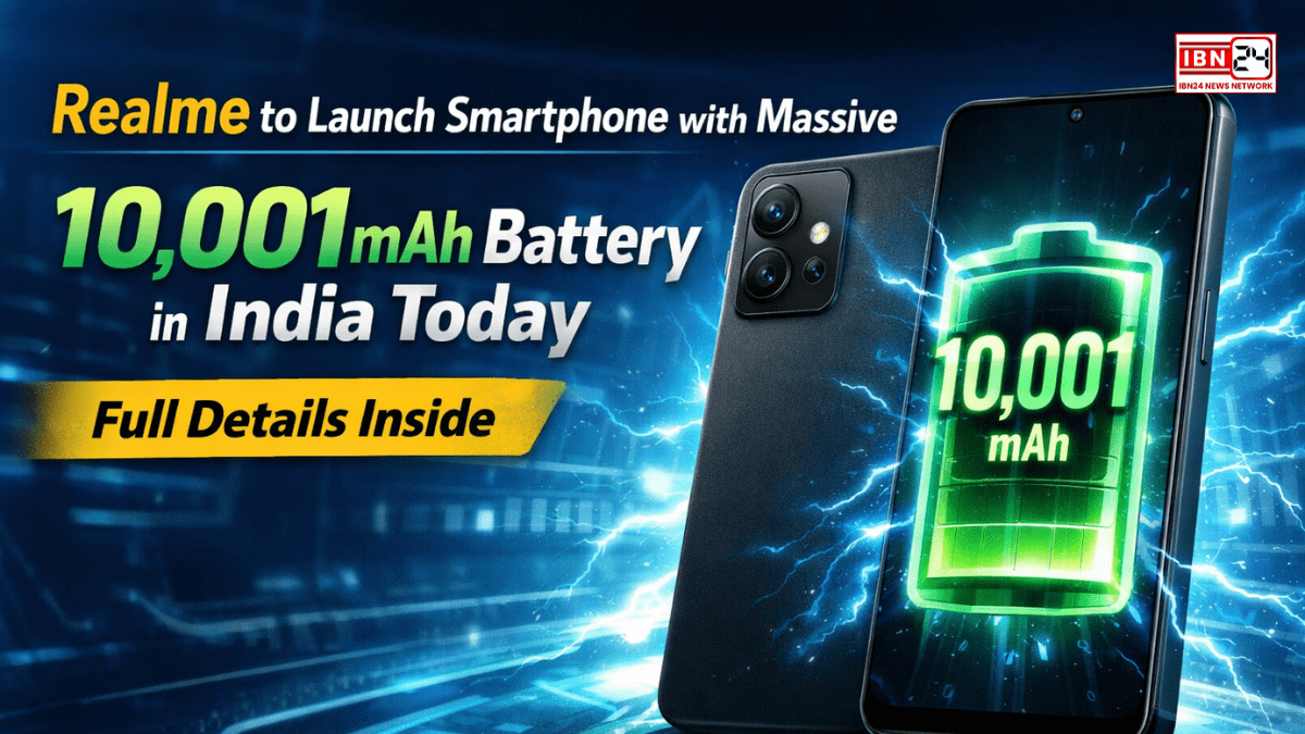 Realme to Launch Smartphone with Massive 10,001mAh Battery in India Today – Full Details Inside