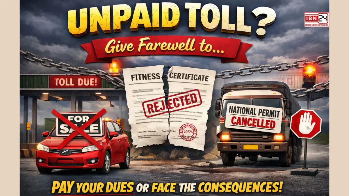 Unpaid Toll? Give Farewell to Sales of Vehicles, Fitness Certificate and National Permit!