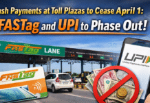 FASTag and UPI to be made mandatory in India Cash Payments at Toll Plazas to cease April 1: FASTag and UPI to Phase out. FASTag and UPI to be made mandatory in India Cash Payments at Toll Plazas to cease April 1: FASTag and UPI to Phase out.
