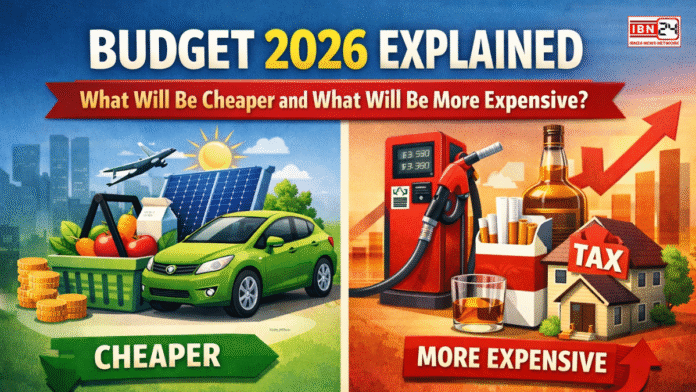 Budget 2026 Explained: What Gets Cheaper and What Becomes Costlier? Budget 2026 Explained: What Gets Cheaper and What Becomes Costlier?