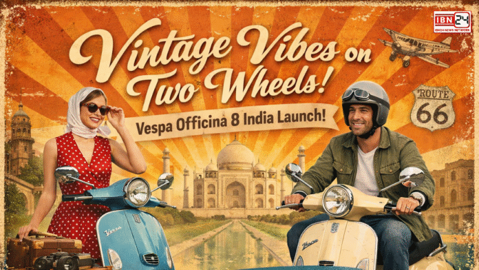 Vintage Vibes on Two Wheels! Vespa Officina 8 India Launch. (2) Vintage Vibes on Two Wheels! Vespa Officina 8 India Launch.