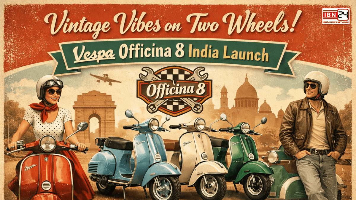 Vintage Vibes on Two Wheels! Vespa Officina 8 India Launch.
