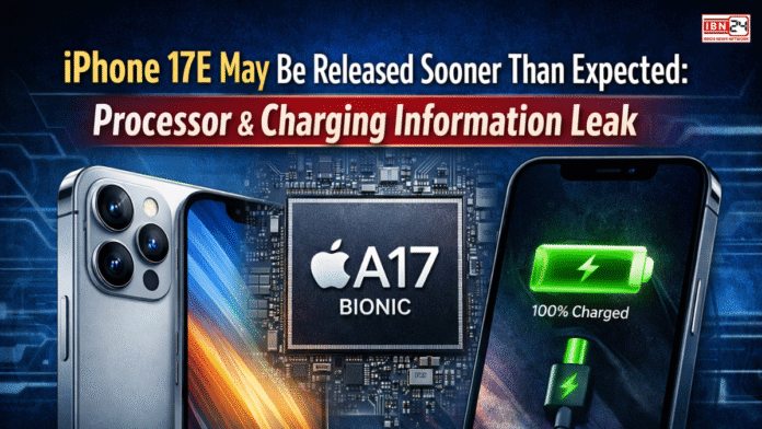 iPhone 17E May Be Released sooner than expected: Processor Charging information leak.