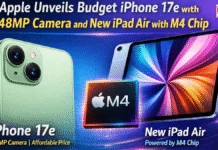 Apple Unveils Budget iPhone 17e with 48MP Camera and New iPad Air with M4 Chip Apple Unveils Budget iPhone 17e with 48MP Camera and New iPad Air with M4 Chip