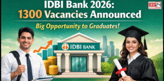 IDBI Bank 2026: 1300 Vacancies Announced- Big Opportunity to Graduates, Last Date March 19. IDBI Bank 2026: 1300 Vacancies Announced