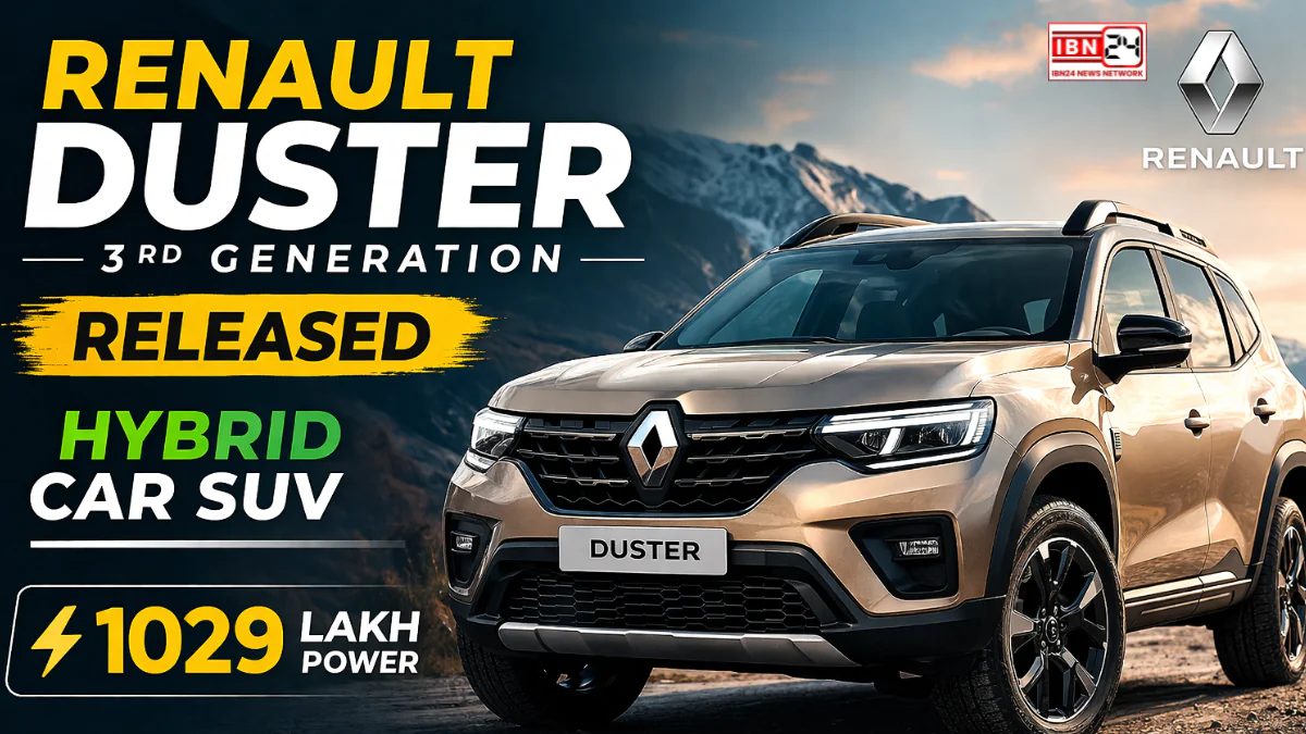 Renault Duster 3rd Generation released: Hybrid Car SUV with 1029 Lakh Power.