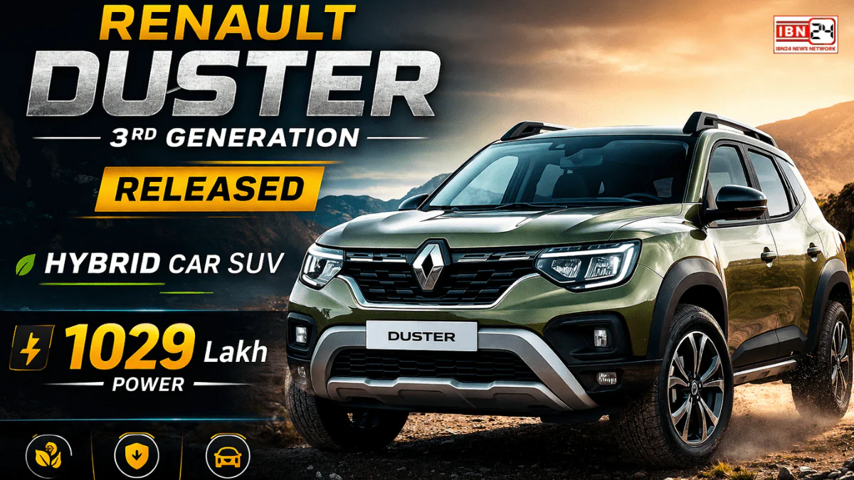 Renault Duster 3rd Generation released: Hybrid Car SUV with 1029 Lakh Power.