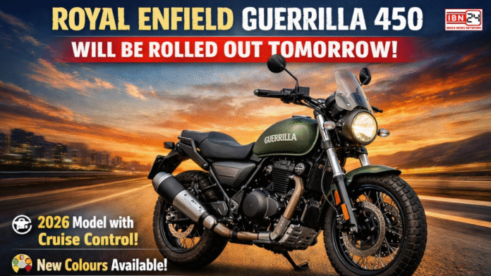 Royal Enfield Guerrilla 450 will be Rolled out Tomorrow: