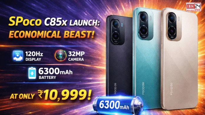 SPoco C85x Launch: Economical Beast 120Hz display