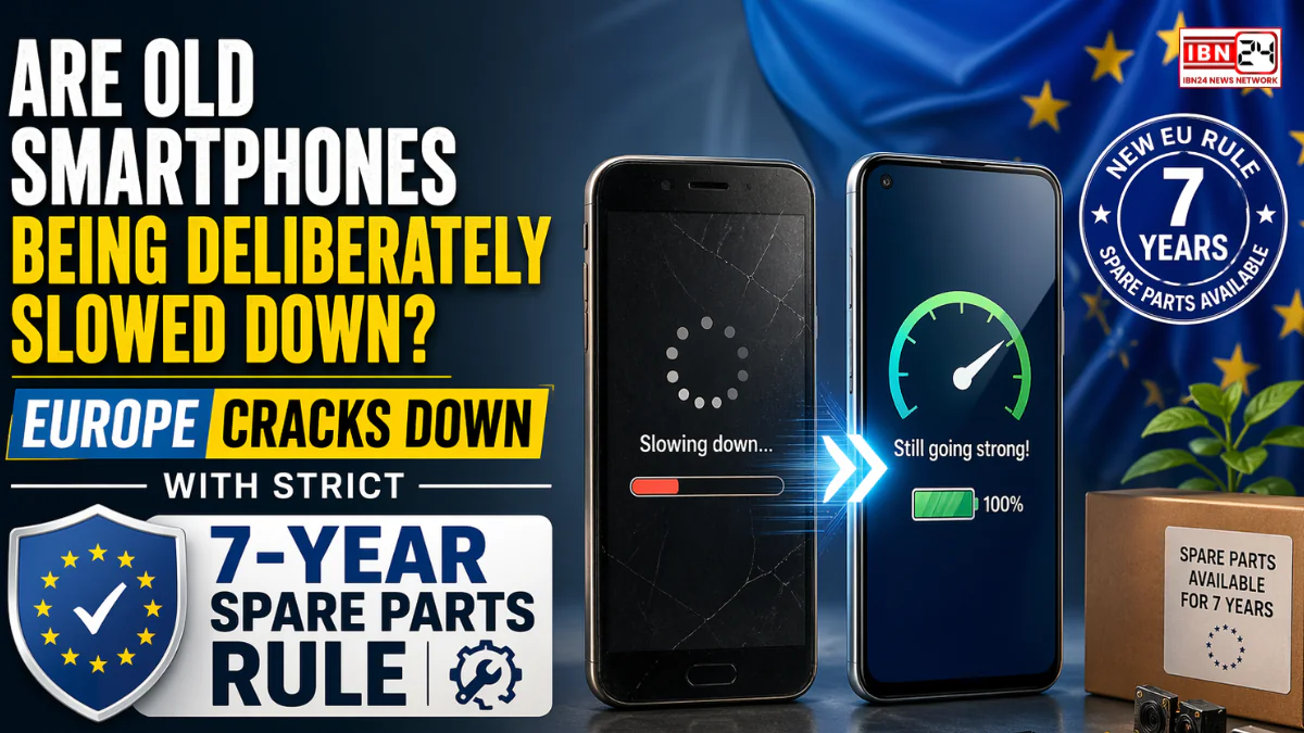 Are Old Smartphones Being Deliberately Slowed Down? Europe Cracks Down with Strict 7-Year Spare Parts Rule