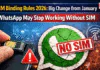 SIM Binding Rules 2026: Big Change from January – WhatsApp May Stop Working Without SIM Big Change from January – WhatsApp May Stop Working
