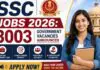 SSC Jobs 2026: 3003 Government Vacancies Announced – Apply Now! SSC Jobs 2026: 3003 Government Vacancies Announced – Apply Now!