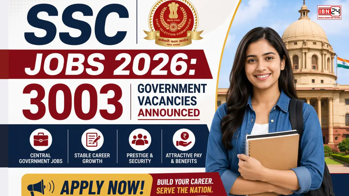 SSC Jobs 2026: 3003 Government Vacancies Announced – Apply Now!