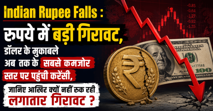 Indian Rupee Falls Indian Rupee Falls