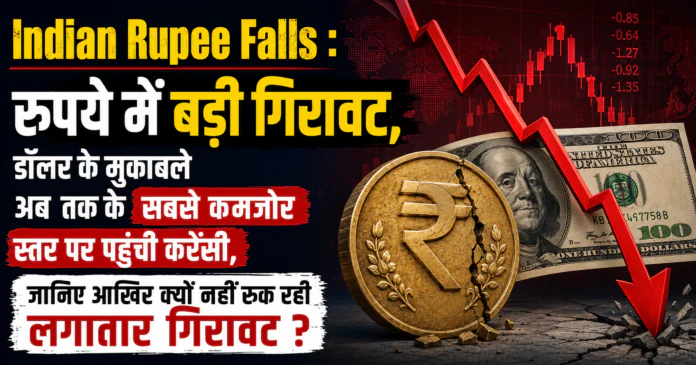 Indian Rupee Falls