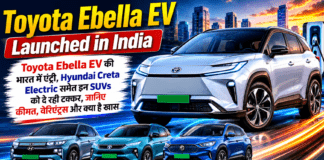 Toyota Ebella EV Launched in India : Toyota Ebella EV की भारत में एंट्री, Hyundai Creta Electric समेत इन SUVs को दे रही टक्कर, जानिए कीमत, वेरिएंट्स और क्या है खास ? Toyota Ebella EV Launched in India