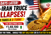 US-Iran Truce Collapses, Gold Takes a U-Turn! What do you think… should you buy gold now or wait? Gold takes a U-turn!