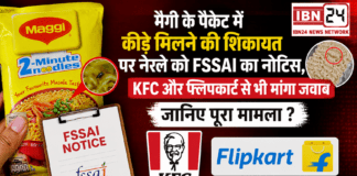 FSSAI Notice Nestle : मैगी के पैकेट में कीड़े मिलने की शिकायत पर नेस्ले को FSSAI का नोटिस, KFC और फ्लिपकार्ट से भी मांगा जवाब, जानिए पूरा मामला ? FSSAI Notice Nestle