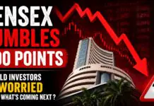 Stock Market Falls Sharply : Sensex Tumbles 800 Points, Should Investors Be Worried About What’s Coming Next ? Stock Market Falls Sharply