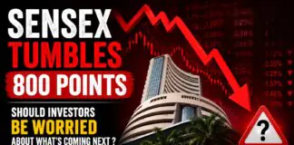 Stock Market Falls Sharply : Sensex Tumbles 800 Points, Should Investors Be Worried About What’s Coming Next ? Stock Market Falls Sharply