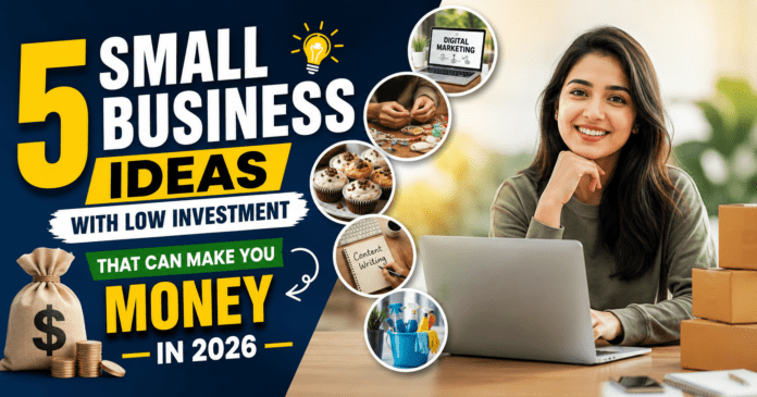 5 Low Investment Business Ideas