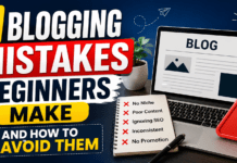5 Blogging Mistakes Beginners : Make And How to Avoid Them 5 Blogging Mistakes Beginners