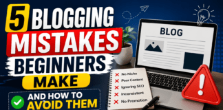 5 Blogging Mistakes Beginners : Make And How to Avoid Them 5 Blogging Mistakes Beginners