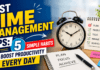 Best Time Management Tips : 5 Simple Habits to Boost Productivity Every Day Best Time Management Tips