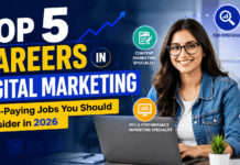 Top 5 Careers in Digital Marketing : High-Paying Jobs You Should Consider in 2026 Top 5 Careers in Digital Marketing