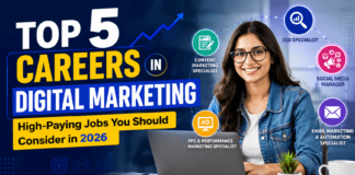 Top 5 Careers in Digital Marketing : High-Paying Jobs You Should Consider in 2026 Top 5 Careers in Digital Marketing