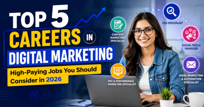 Top 5 Careers in Digital Marketing