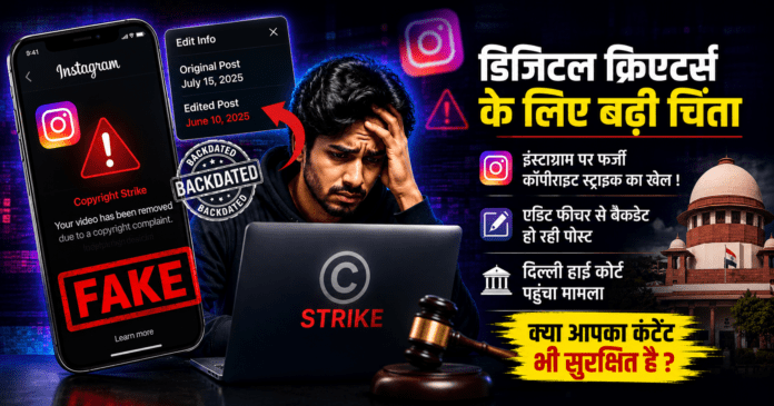Instagram Fake Copyright Strike