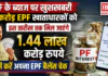 EPF Interest Credit 2026 : PF के ब्याज पर खुशखबरी, 34 करोड़ EPF खाताधारकों को इस तारीख तक मिल जाएंगे 1.44 लाख करोड़ रुपये, ऐसे करें अपना EPF बैलेंस चेक EPF Interest Credit 2026