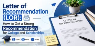 Letter of Recommendation (LOR)