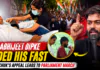 Abhijeet Dipke ended his hunger strike : Wangchuk’s Request Ends Abhijeet Dipke’s Fast, Parliament March Continues Abhijeet Dipke ended his hunger strike