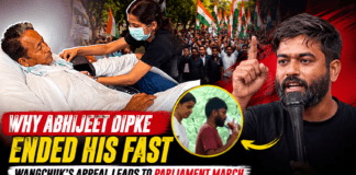Abhijeet Dipke ended his hunger strike