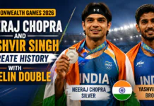 Commonwealth Games 2026 : Neeraj Chopra and Yashvir Singh Create History with Javelin Double Commonwealth Games 2026