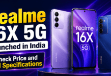 Realme 16X 5G Launched in India : Check Price and Full Specifications Realme 16X 5G Launched in India