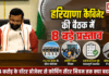 Haryana Cabinet Meeting 2026 : हरियाणा कैबिनेट की बैठक में 8 बड़े प्रस्ताव, ₹5,714 करोड़ के वॉटर प्रोजेक्ट से कोचिंग सेंटर नियम तक क्या बदलेगा ? Haryana Cabinet Meeting 2026