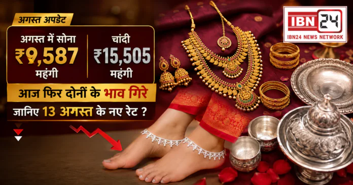 Gold-Silver Price 13 August 2026 Gold-Silver Price 13 August 2026