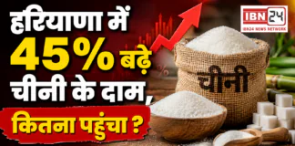 Sugar Price Hike in Haryana : हरियाणा में 45 % बढ़े चीनी के दाम, कितना पहुंचा ? Sugar Price Hike in Haryana