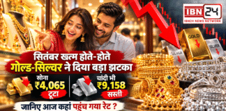 Gold Price Falls ₹4,065 : सितंबर ख़त्म होते-होते गोल्ड-सिल्वर ने दिया बड़ा झटका, सोना ₹4,065 टूटा, चांदी भी ₹9,158 सस्ती, जानिए आज कहां पहुंच गया रेट ? Gold Price Falls ₹4,065