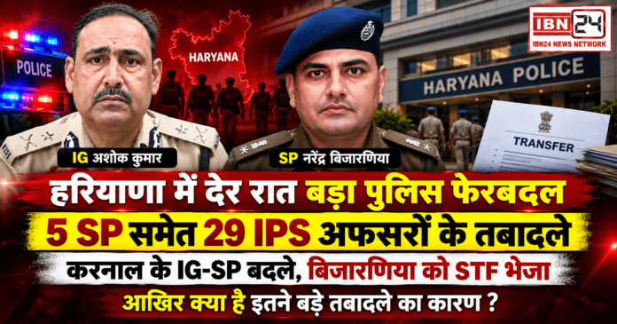 Haryana IPS Transfer Haryana IPS Transfer