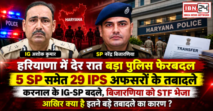 Haryana IPS Transfer