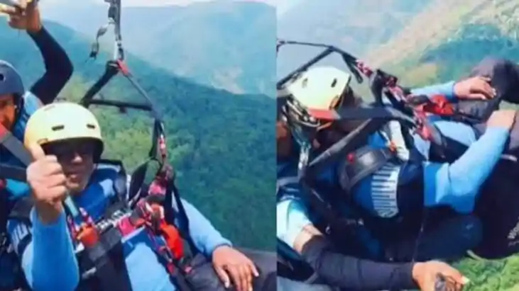 72 Year Old Kapildev Rawat Paragliding 